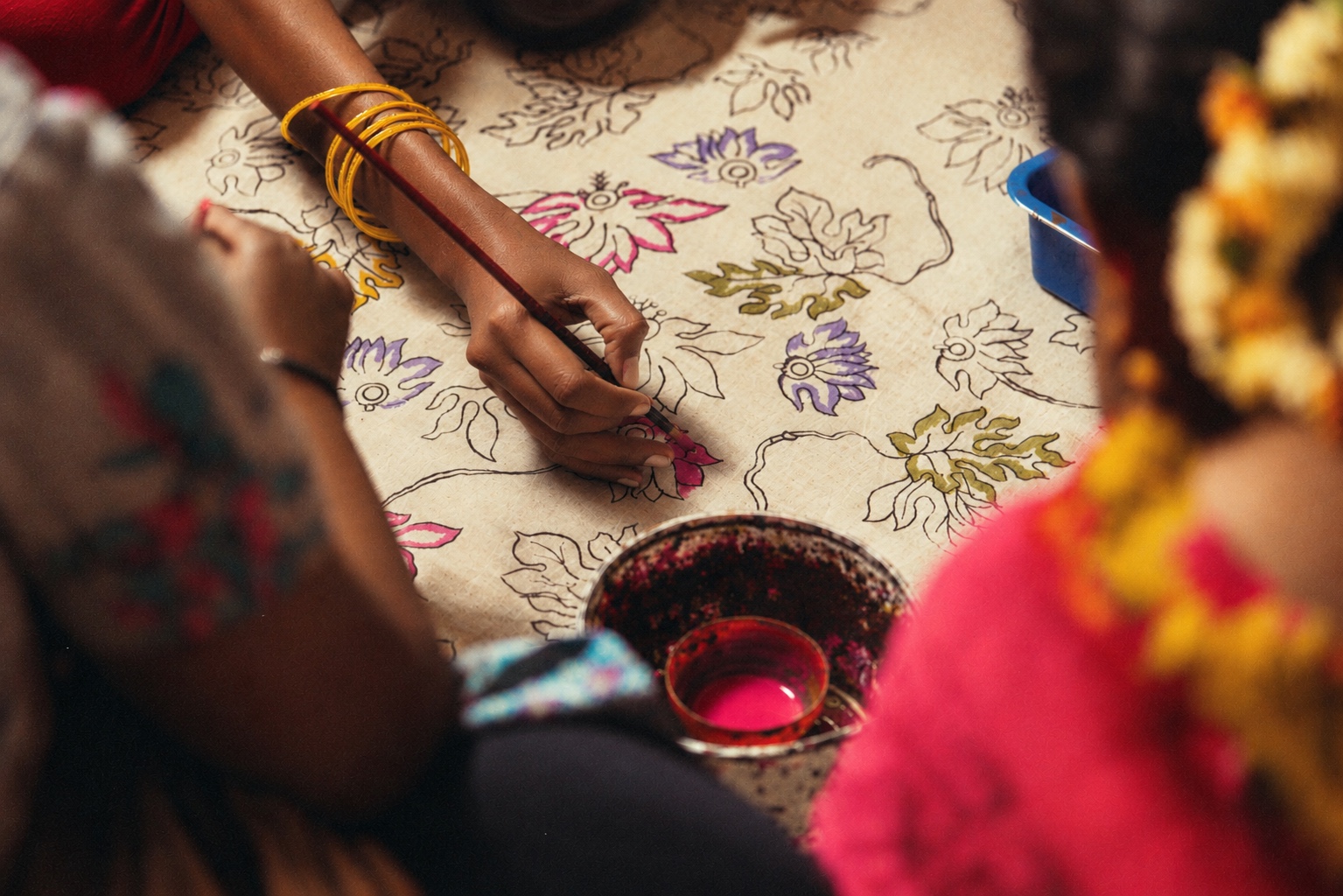 Traditional Kalamkari craft